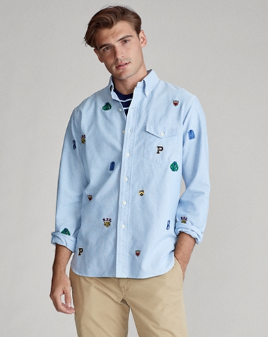 Classic Fit Embroidered Shirt