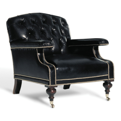 ralph lauren leather club chair