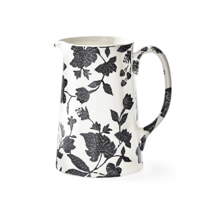Garden Vine Tankard Pitcher, Black