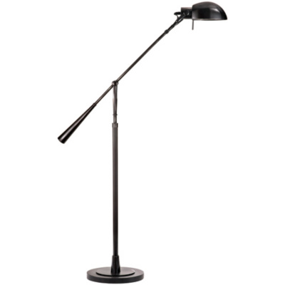 Black nickel floor lamp