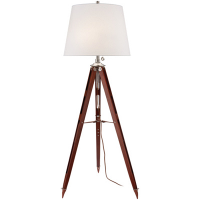 Holden Surveyor S Floor Lamp In Mahogany Floor Lamps
