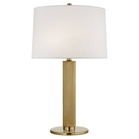 Barrett Medium Knurled Table Lamp In, Ralph Lauren Brass Table Lamp