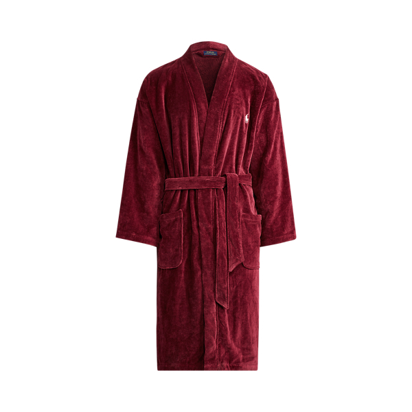 polo terry cloth robe