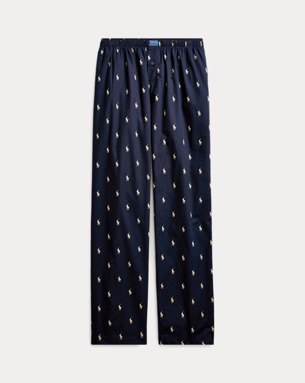 Mens Clothing Nightwear and sleepwear Pyjamas and loungewear Polo Ralph Lauren Cotton Twill Pajama Pant Nightwear in Blue for Men 