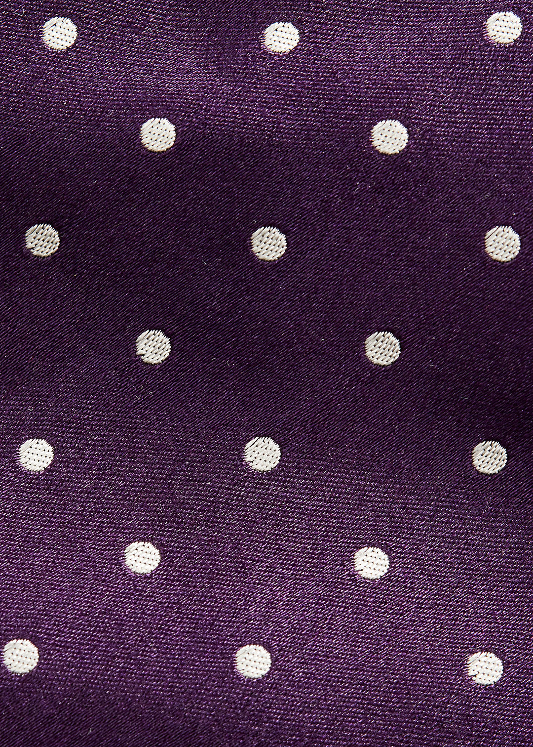 Purple Label Zijden satijnen stropdas met stippen 3