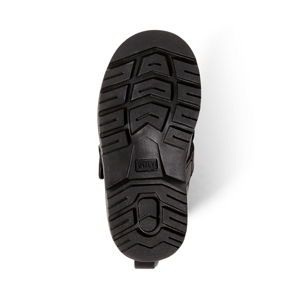 Polo Ralph Lauren Leather Ranger Hi Ii Boot In Black Leather