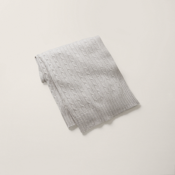 Plaid en cachemire torsadé