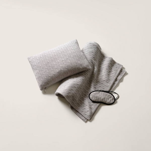 Ensemble voyage cachemire torsadé