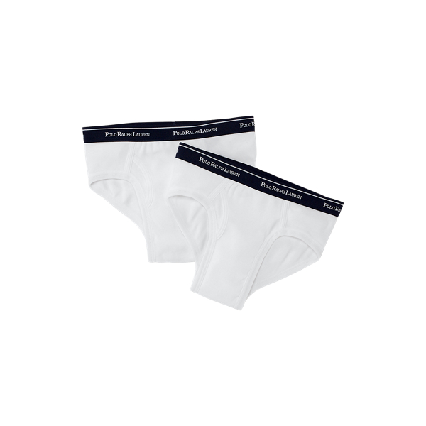 White Cotton Brief 2-Pack