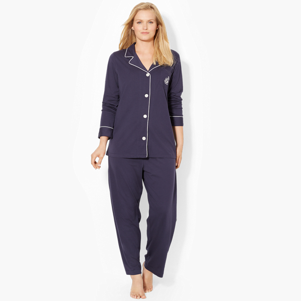 ralph lauren cotton jersey sleep set
