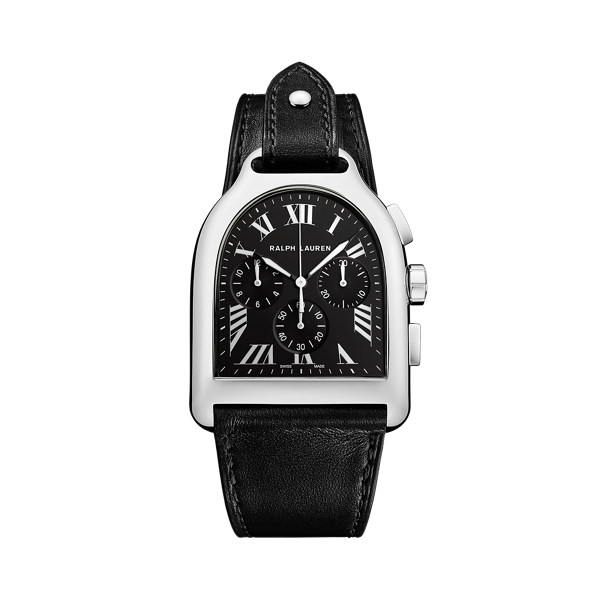 Chronographe large acier