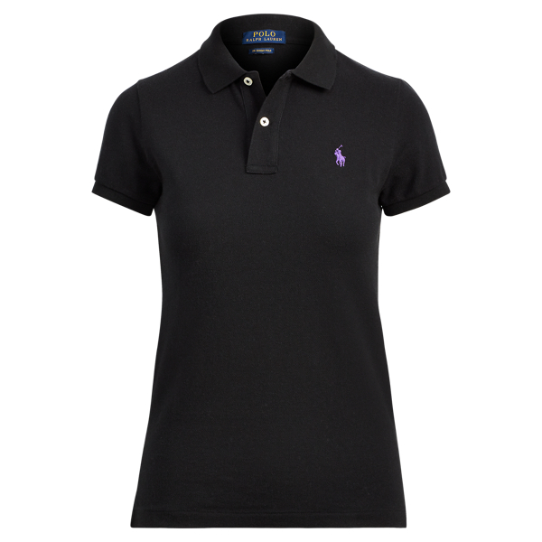 women's white fitted ralph lauren shirt