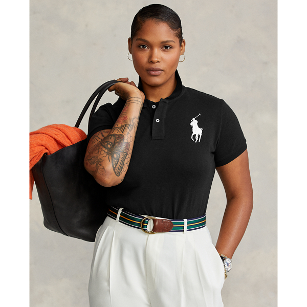 At Home Skinny Fit Big Pony Polo Shirt | vlr.eng.br