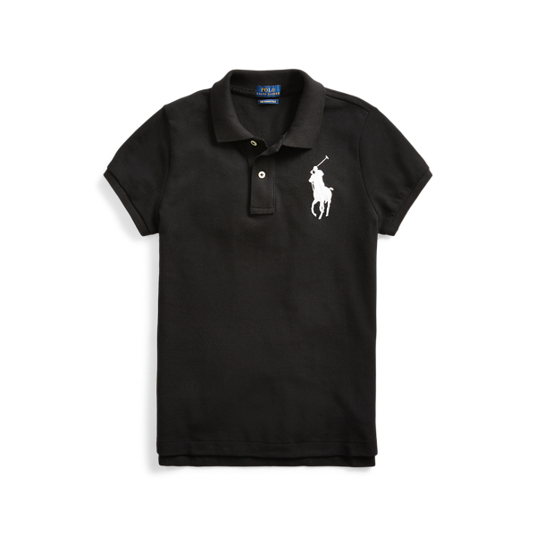 Women's Skinny Fit Big Pony Polo Shirt 