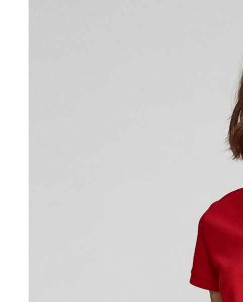 Skinny Fit Big Pony Polo Shirt