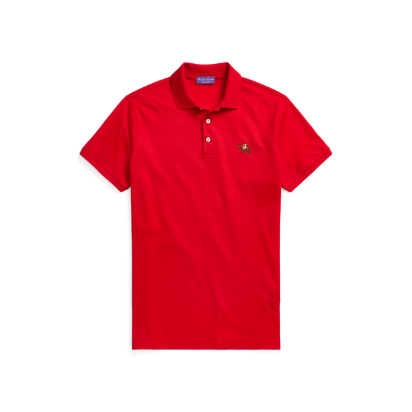 Polo coupe ajustée en piqué