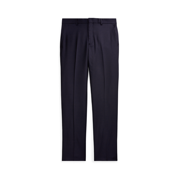 Pantalon slim en sergé de laine