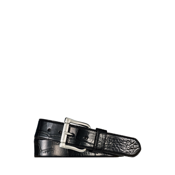 ralph lauren alligator belt