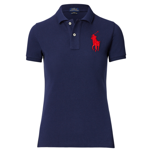 Skinny Fit Big Pony Polo Shirt Ralph Lauren UK