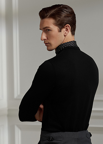 Shop Ralph Lauren Cashmere Crewneck Sweater In Classic Black