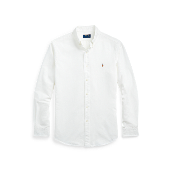 ralph lauren white button down shirt women's