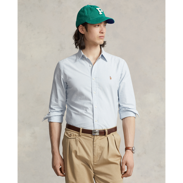 Men's Classic Fit Striped Oxford Shirt | Ralph Lauren