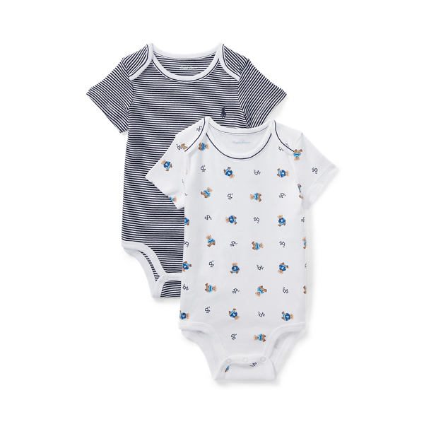 Baby Boys' Cotton Bodysuit 2-Pack | Ralph Lauren