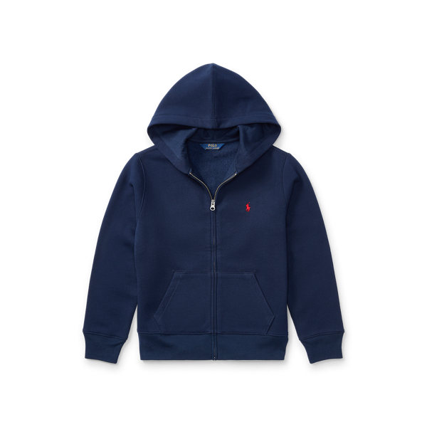 Shop Polo Ralph Lauren Cotton-blend-fleece Hoodie In Rl 2000 Red