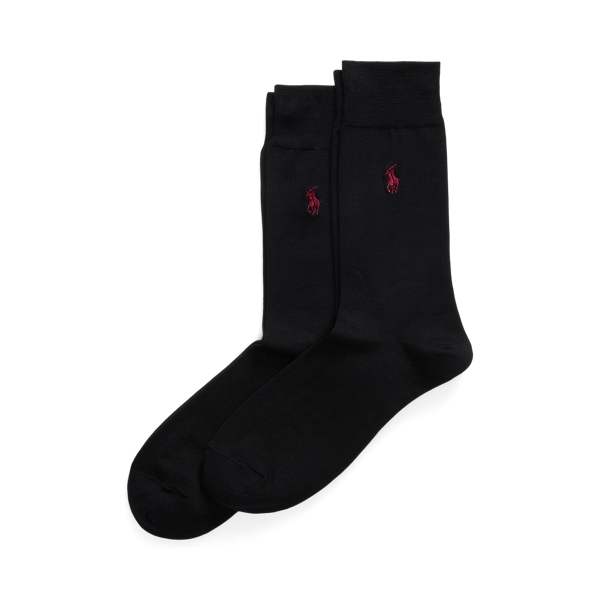 Cotton-Blend Dress Sock 2-Pack