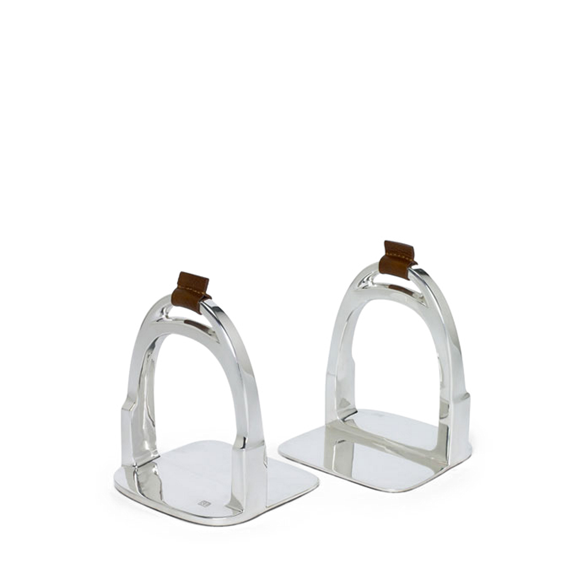 Ralph Lauren Derbyshire Stirrup Bookends. 1