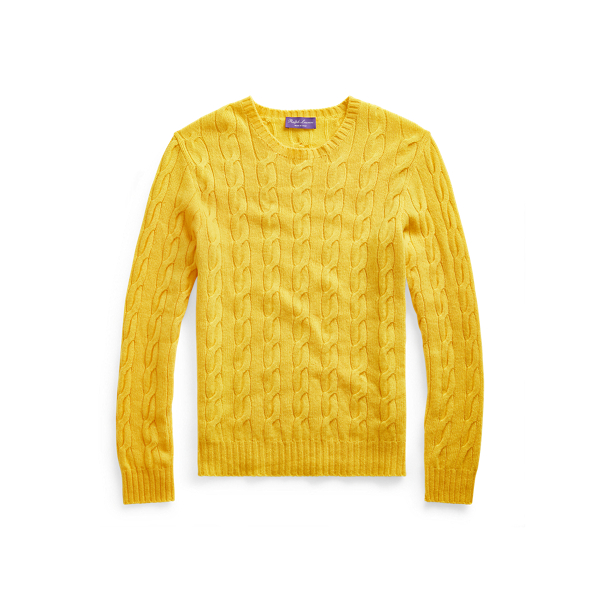 ralph lauren yellow sweater