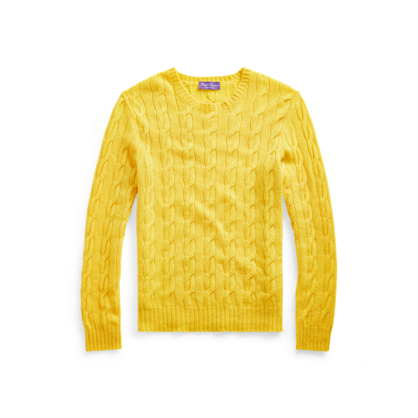 Pull en cachemire torsadé