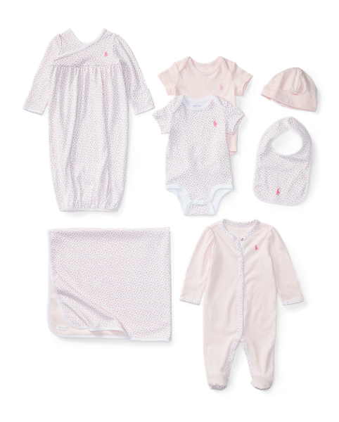Baby Girl RosePrint 7Piece Gift Set 2