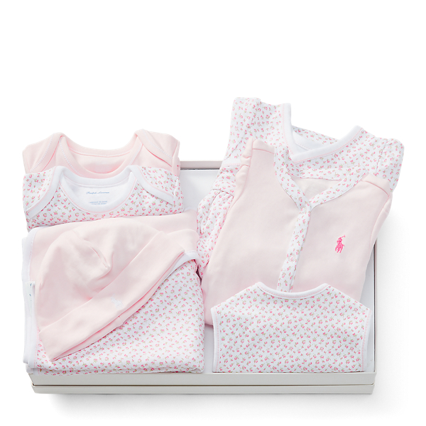 ralph lauren baby girl gift set
