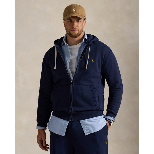 Men's Cotton-Blend-Fleece Hoodie | Ralph Lauren