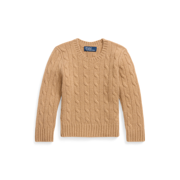 Girls' Sweaters, Cardigans, & Crewnecks in Sizes 2-16 - Brown | Ralph Lauren