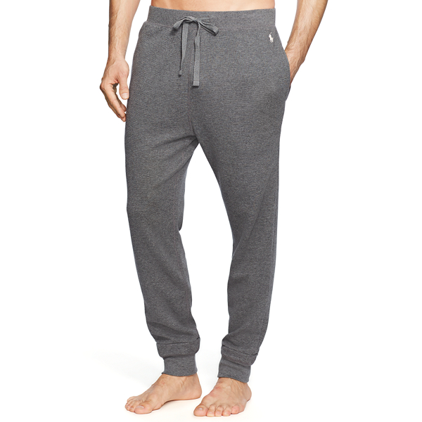 polo ralph lauren waffle cuffed jogger