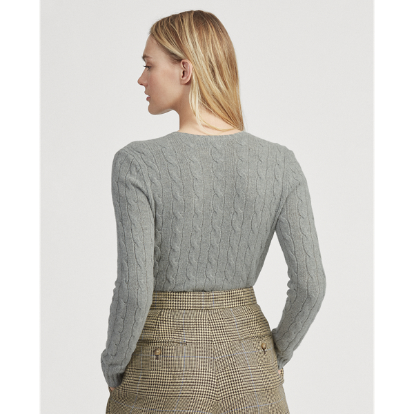 Pull Torsadé Col Rond Essentials - Coupe Décontractée Femme - Coton Mélangé