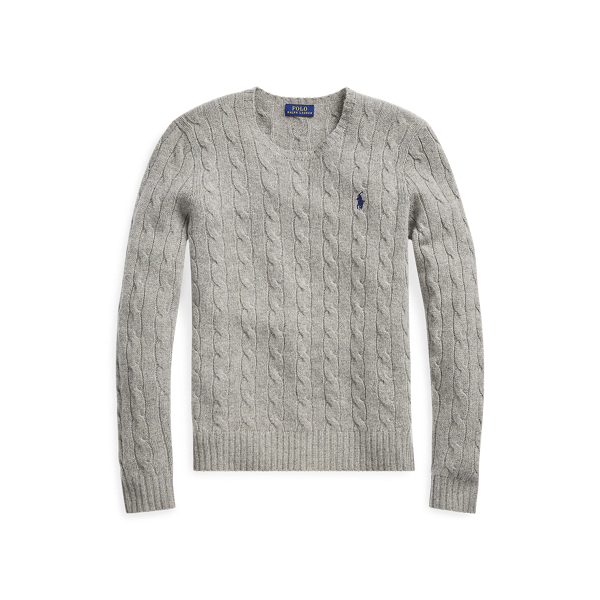 Cable Wool Crewneck Sweater | Ralph Lauren UK