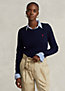 Pull à col rond torsadé en laine pour Women | Ralph Lauren® FR