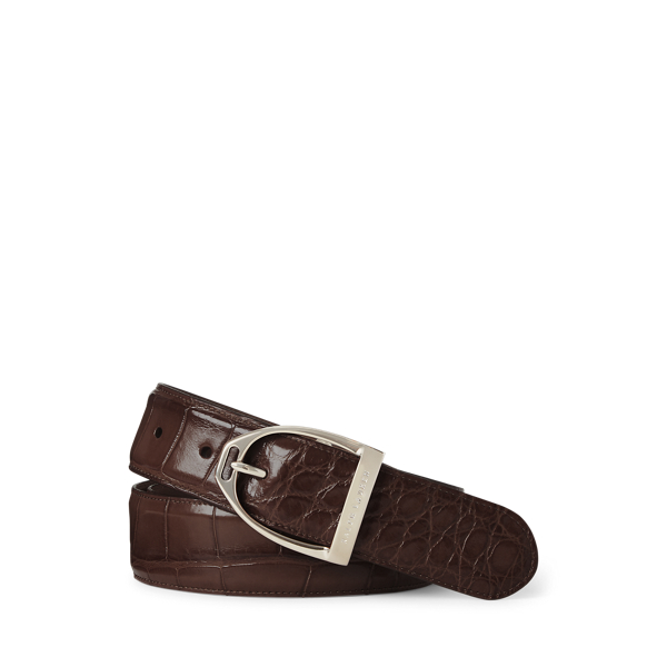 Ceinture en alligator