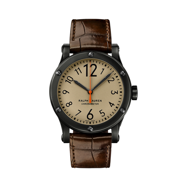 Aço cronómetro de 39 mm
