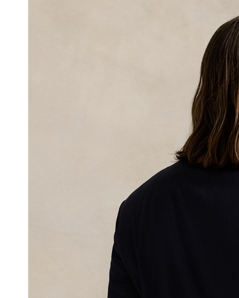 Our Polo blazer offers more structure in the chest and shoulders along with full lining. It is crafted from custom-developed wool twill and finished with gold-toned signature buttons.