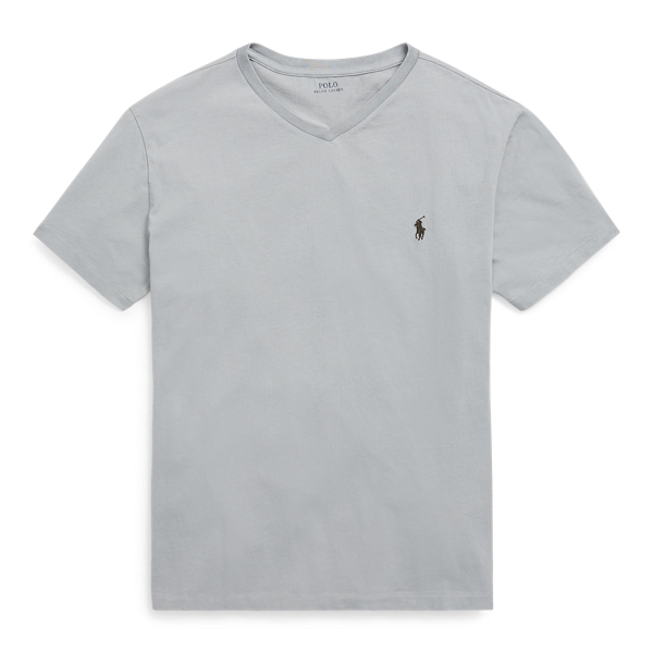 Men S Cotton Jersey Polo V Neck T Shirt Ralph Lauren