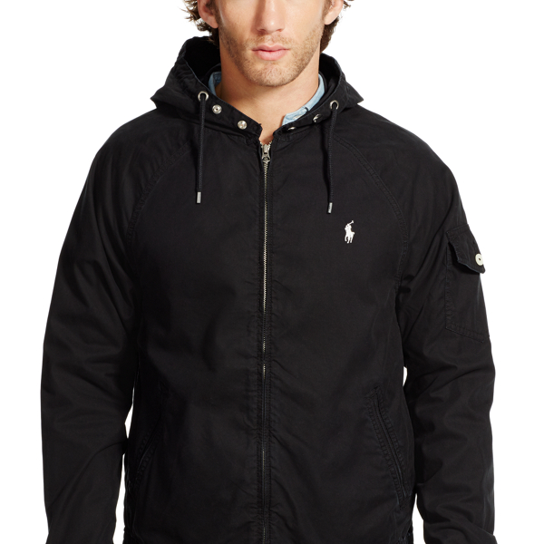 ralph lauren cotton blend windbreaker
