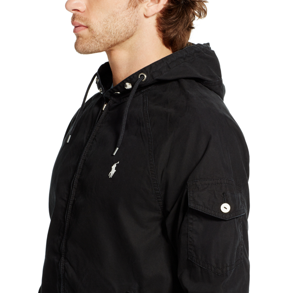 ralph lauren cotton blend windbreaker