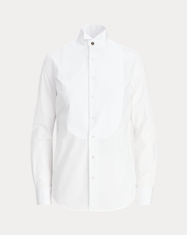 Cotton Broadcloth Tuxedo Shirt