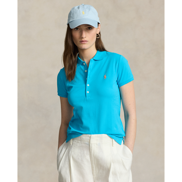 From its meticulous construction – our signature embroidered Pony requires a total of 982 individual stitches to produce – to its breathable cotton mesh fabric, Ralph Lauren Lauren's Polo shirt has been an icon of American style since 1972. This version is made with a hint of stretch for comfort.