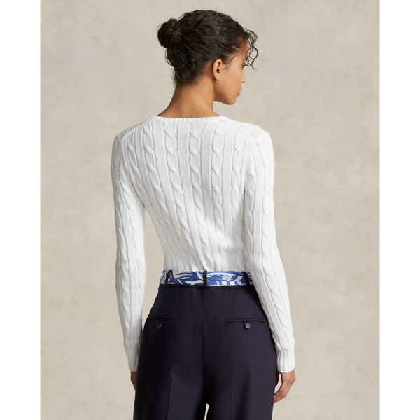 Polo Ralph Lauren Slim fit kabelgebreide trui 5