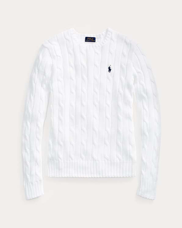 Slim Fit Cable-Knit Sweater